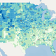 Illustration for article titled A Map of How Educated the United States Is by County